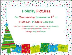 Holiday Pictures at Main Campus 